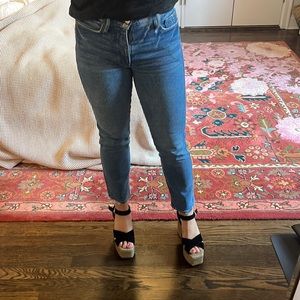 Frame Le Pixie Sylvie Slender Straight Jeans Size 24